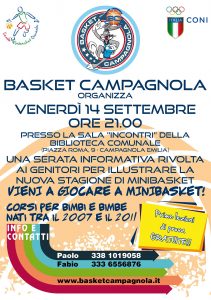 Nuova Stagione Minibasket 2018/2019
